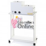 Ucenic pentru decantor, metalic, cu roti, Linea Pro, culoare alba